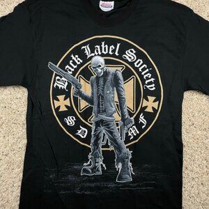 VINTAGE BLACK LABEL SOCIETY T SHIRT SIZE MEDIUM CALIFORNIA HEAVY METAL Hanes